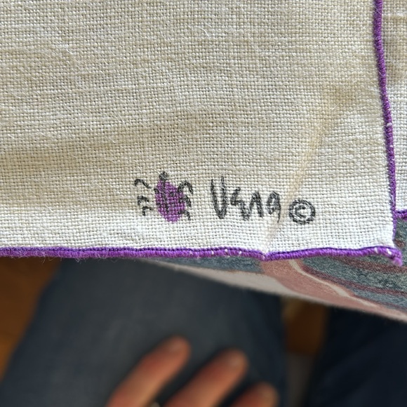 Vera Neumann Linen Napkins VINTAGE - Picture 3 of 4